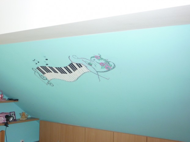 klaviatura na steni - 
