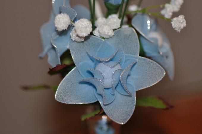 Modra vrtnica iz najlona - 