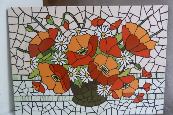 MAK I. - MAK - Mozaik iz keramičnih ploščic - 60cmx60cm