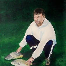 Slika - portret ribiča