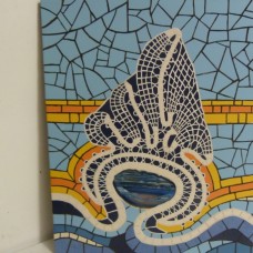 "Poletje" : mozaik - čipka - 60cmx60cm