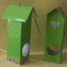 Krmilnica za ptice - reciklaža