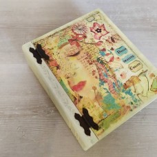 Lesena škatlica - knjiga